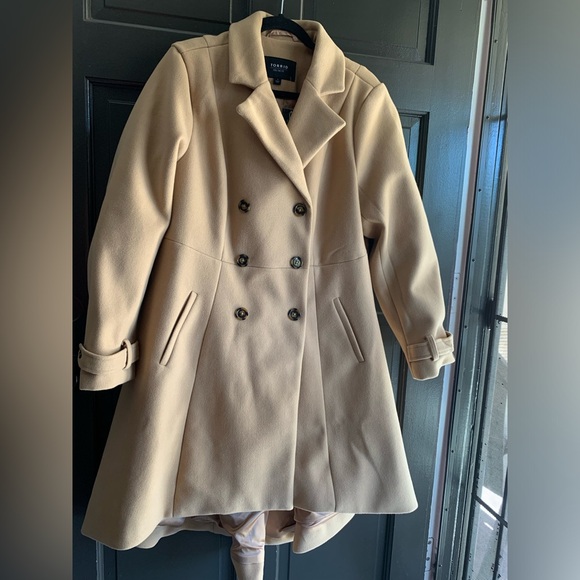 Torrid NWT - size 1 - Wool High Low Coat - Picture 1 of 7